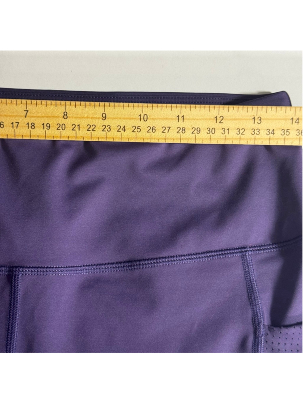 Size L Raypose Dark Purple Active Gym Workout Full Length Leggings - Picture 5 of 9